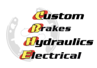 Custom Brakes and Hydraulics Logo